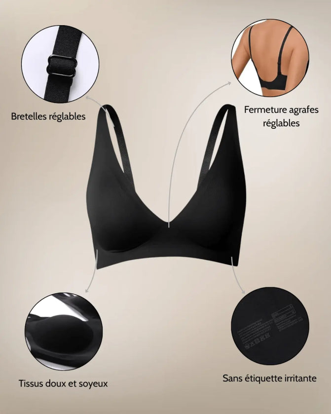 Soutien-gorge galbant sans armature