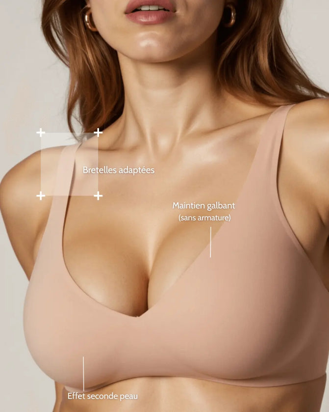 Soutien-gorge galbant sans armature